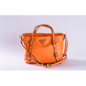 Cartera Guess Mujer Levia Mini Satchel Mandarina