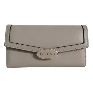 Billetera Guess Mujer Oakbank Slg Slim Clutch Marron Claro