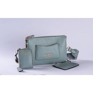 Bandolera Guess Mujer Normandy Mini Phone Crossbody Celeste