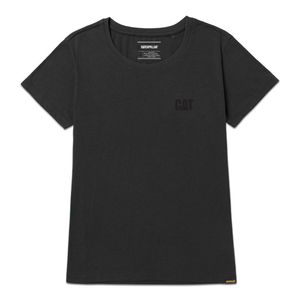Remera Cat Mujer Pitch Black Negro