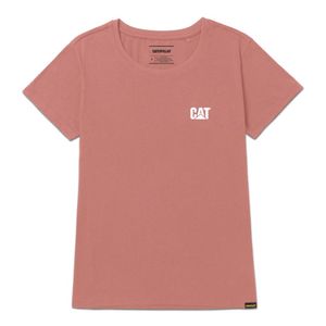 Remera Cat Mujer Cat Logo Tee Rosa