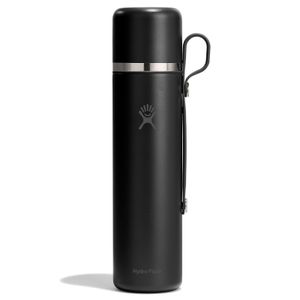 Termo Hydro Flask Unisex 36 OZ HOT FLASK & CUP BLACK Negro