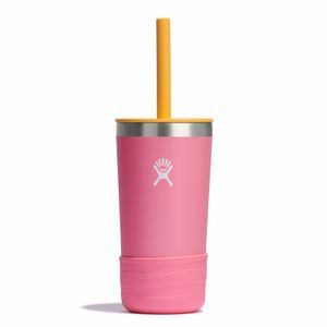 Termo Hydro Flask Unisex KIDS 12 OZ TUMBLER WITH STRAW Rosa