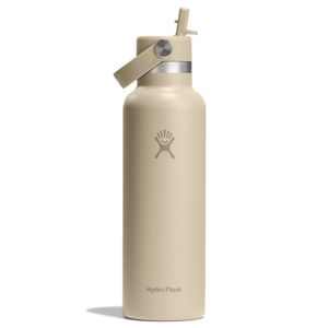 Termo Hydro Flask Unisex 21 OZ STANDARD FLEX STRAW CAP Beige