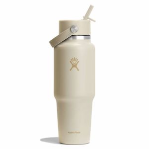 Termo Hydro Flask Unisex 32 OZ WIDE FLEX STRAW TRAVEL B Beige
