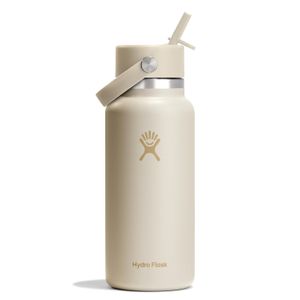 Termo Hydro Flask Unisex 32 OZ WIDE FLEX STRAW CAP COC Beige