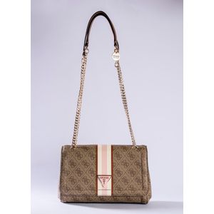 Bandolera Guess Mujer Noelle Convertible Xbody Flap Marron