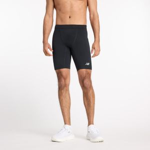 Ciclista New Balance Hombre Nb Sleek Drop-In Half Tight 9 Negro
