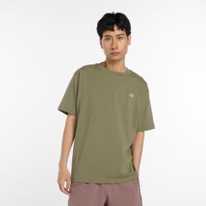 Remera New Balance Hombre Athletics Cotton T-Shirt Verde