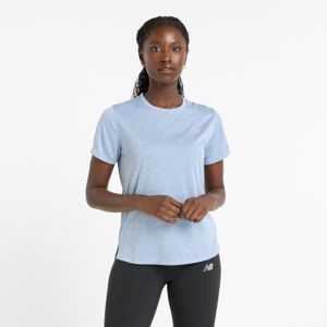 Remera New Balance Mujer Athletics Tshirt Azul