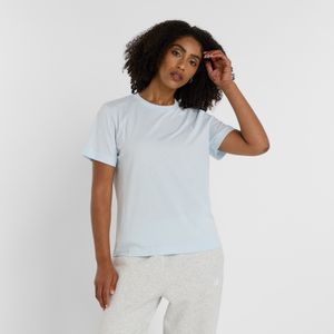 Remera New Balance Mujer Sport Essentials Jersey Tshirt Blanco