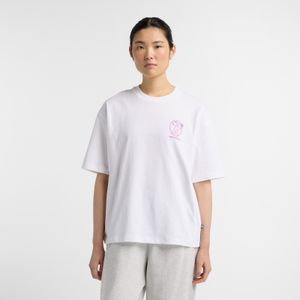 Remera New Balance Mujer Nb X Debut Vase Tshirt Blanco