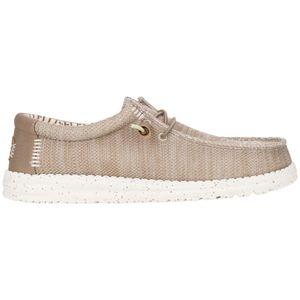 Alpargata Hey Dude Hombre Wally Stretch Sox Beige