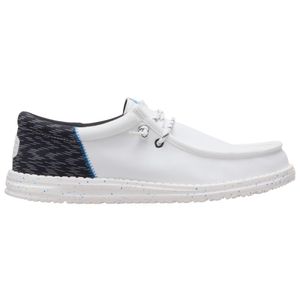 Alpargata Hey Dude Hombre Wally Funk Jersey Jacquard Blanco