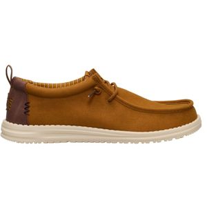 Alpargata Hey Dude Hombre Wally Vintage Classic Marron