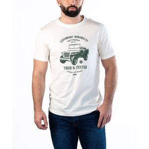 Remera Jeep Hombre Blanco