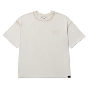 Remera Cat Mujer Cat Logo Boxy Tee Blanco