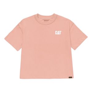 Remera Cat Mujer Cat Logo Boxy Tee Rosa