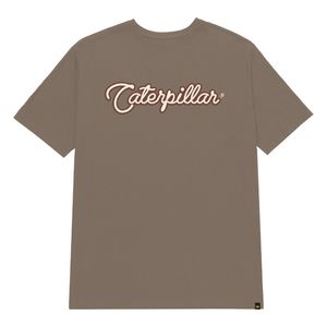 Remera Cat Hombre Roam Free Caterpillar Tee Marron