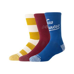 Media New Balance Unisex Active Graphic Crew Sock 3Pack MULTICOLOR