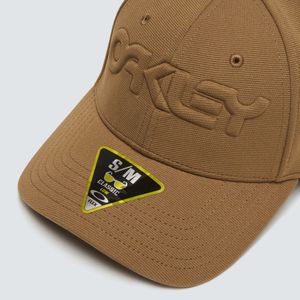 Kepi Oakley UNISEX 6 PANEL STRETCH HAT EMBOSSED Camel