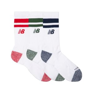 Media New Balance Unisex Lifestyle Striped Crew Sock Multicolor