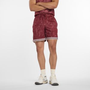 Short New Balance Hombre In Game Printed 7 Mesh Short Bordó