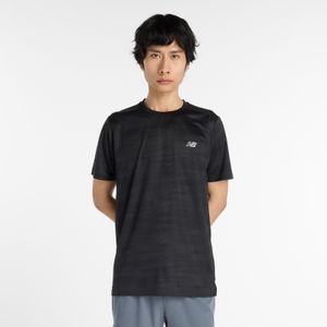 Remera New Balance Hombre Essentials Printed Tshirt Negro