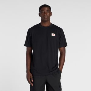 Remera New Balance Hombre Woven Label T-Shirt Negro