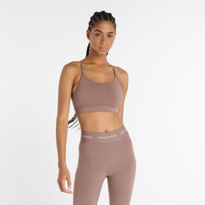 Top New Balance Mujer Nb Essential Yoga Bra Marron