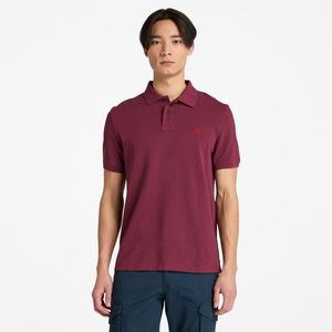 Polo Timberland Hombre Oyster River Pique Bordó