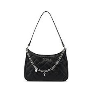 Cartera Guess Mujer Tana Top Zip Shoulder Negro
