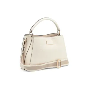 Cartera Guess Mujer Jarson Satchel Beige