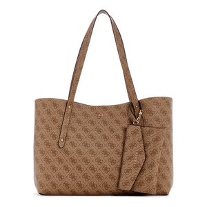 Cartera Guess Mujer Brenton Tote Marron