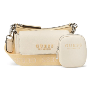 Bandolera Guess Mujer Abbie Mini Crossbody Top Zip Blanco