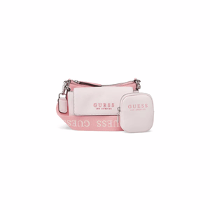 Bandolera Guess Mujer Abbie Mini Crossbody Top Zip Rosa