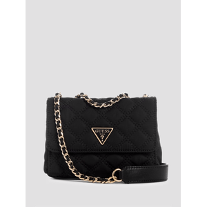 Cartera Guess Mujer Giully Mini 2 Comp Cnvrtbl Flp Negro