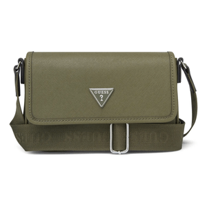 Bandolera Guess Mujer Viviette Mini Crossbody Flap Verde Oscuro