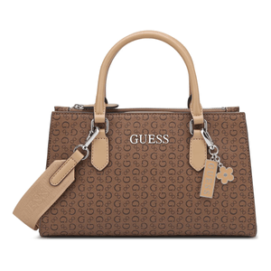 Cartera Guess Mujer Brooken Satchel Marron