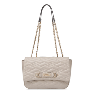 Bandolera Guess Mujer Briella Flap Crossbody Beige