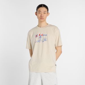 Remera New Balance Hombre NEWBIE FAN T-SHIRT BEIGE