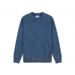 Sudadera Cat Hombre PREMIUM WASH CREW NECK Azul