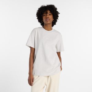 Remera New Balance Mujer Athletics Script T-Shirt Gris