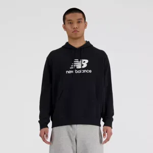 Suéter New Balance Hombre Stacked Logo French Negro