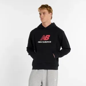 Suéter New Balance Hombre Athletic French Terry Hoodie Negro