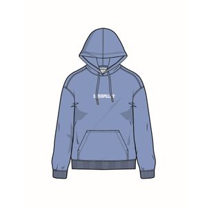 Sudadera Cat Mujer W Fleece Caterpillar Pullover Celeste