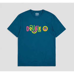 Remera Double O Hombre Remera Oversize- Logo Tricolor