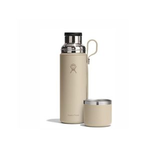 Termo Hydro Flask Unisex 36 OZ HOT FLASK AND CUP OAT Beige
