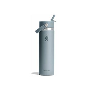 Termo Hydro Flask Unisex 24 OZ WIDE FLEX STRAW CAP SHALE GRAY Gris