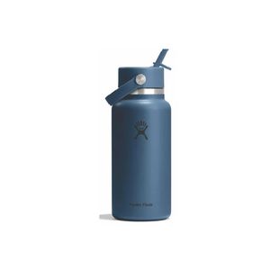 Termo Hydro Flask Unisex 32 OZ WIDE FLEX STRAW CAP HARBOR BLUE Azul Marino